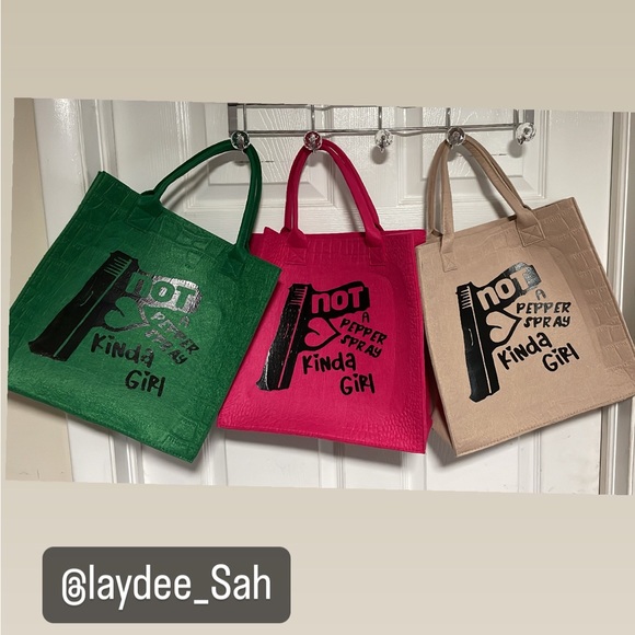 Handmade handbag-green - Picture 2 of 2